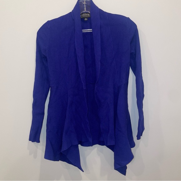 Cutter & Buck Women's Blue Open Front Sweater - Picture 2 of 8